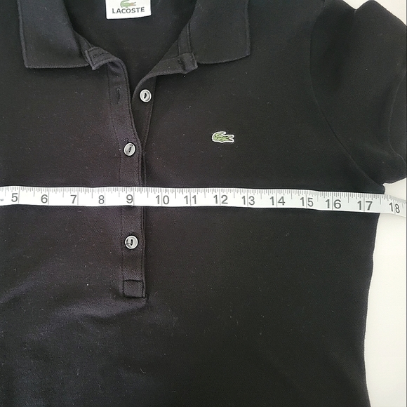 Lacoste Women's Slim fit Stretch Cotton Piqué Polo (Size M/40) - Picture 5 of 8